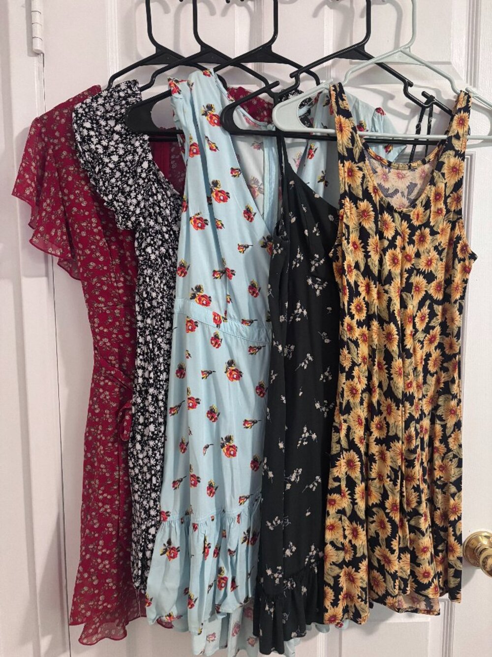 Bundle of Five Short Floral Dresses